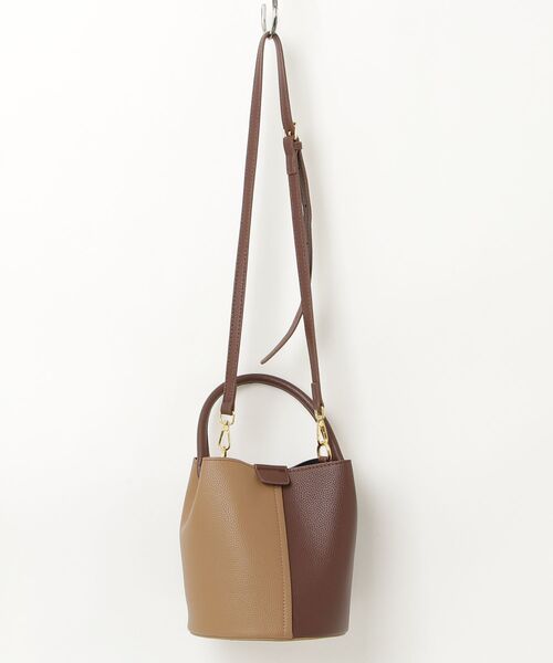 「c.u.l」 「louie silna paris」2WAYバッグ FREE ブラウン レディース_画像2
