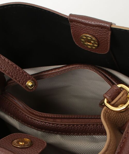 「c.u.l」 「louie silna paris」2WAYバッグ FREE ブラウン レディース_画像4