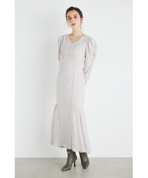 「rienda」 長袖ワンピース SMALL ブルー レディース_画像3