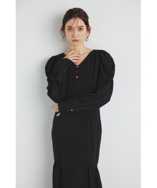 「rienda」 長袖ワンピース SMALL ブルー レディース_画像7