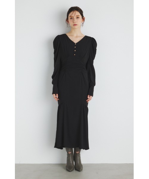 「rienda」 長袖ワンピース SMALL ブルー レディース_画像8