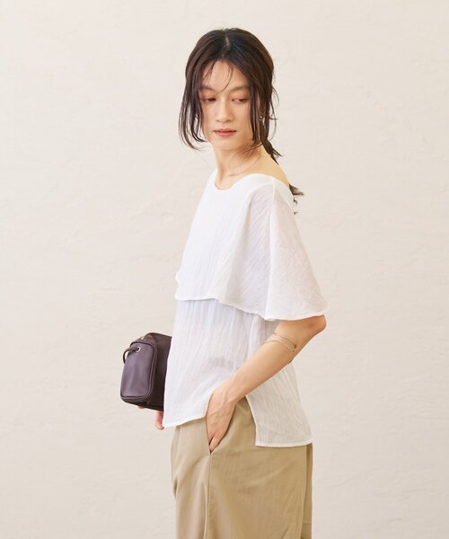 Omekashi（オメカシ） ブラウス シャツ 半袖 「8/3(月)まで5500円