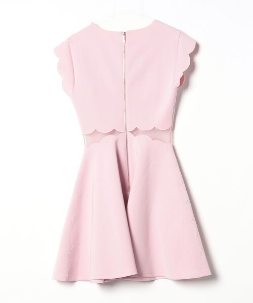 「Ted Baker」 半袖ワンピース 2 ピンク レディース_画像2