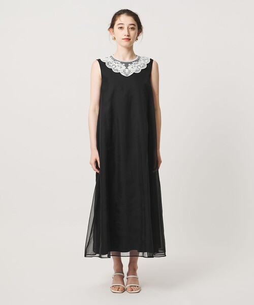 美品 ユナイテッドアローズ TOKYO 2,7万 総レース ノーカラー