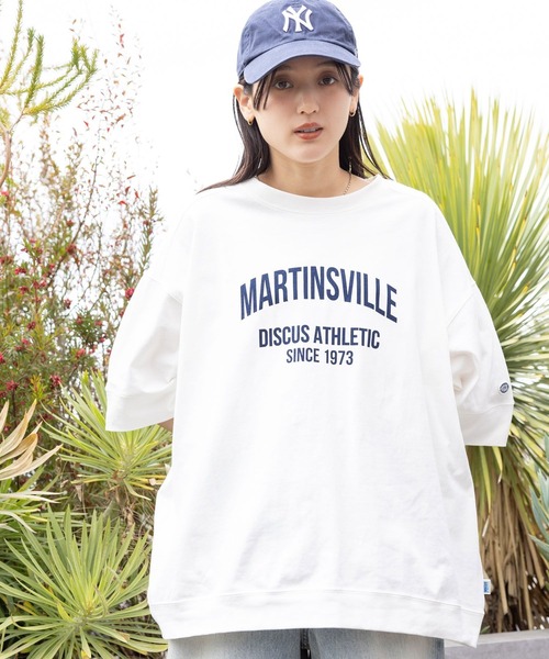 「DISCUS ATHLETIC」 半袖Tシャツ FREE ホワイト レディース_画像8