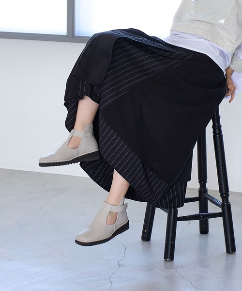 「D'ICI」 シューズ 24cm ブラック レディース_画像3