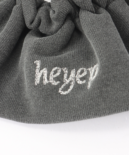 heyep（ヘイップ） シュシュ 「HEYEP/ヘイップ」PIERCED SWEAT SHIRTT