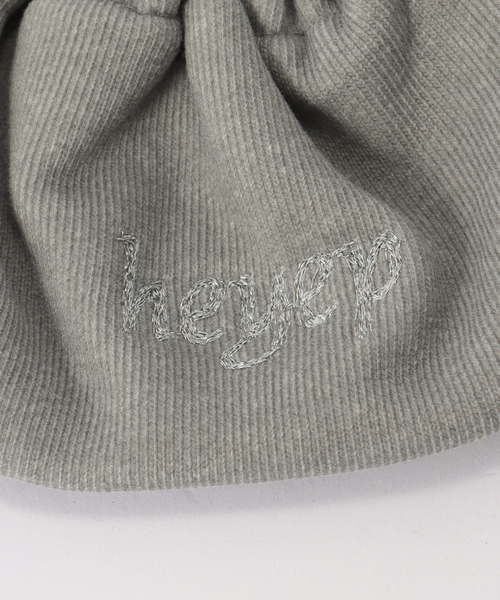 heyep（ヘイップ） シュシュ 「HEYEP/ヘイップ」PIERCED SWEAT SHIRTT