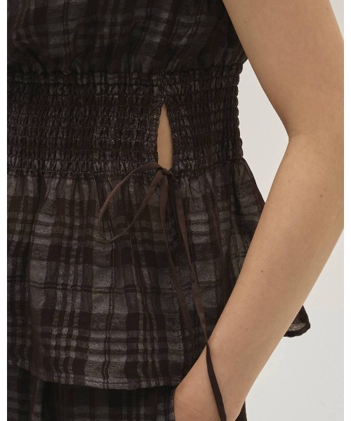 TODAYFUL トゥデイフル todayful tシャツ Check Jacquard Camisole