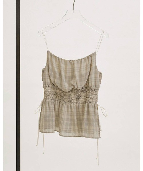 TODAYFUL トゥデイフル todayful tシャツ Check Jacquard Camisole