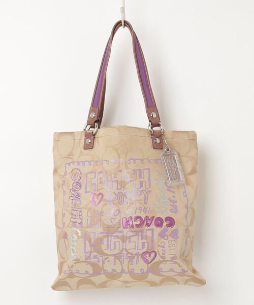 COACH（コーチ） トートバッグ - ベージュ レディース : ZOZOTOWN
