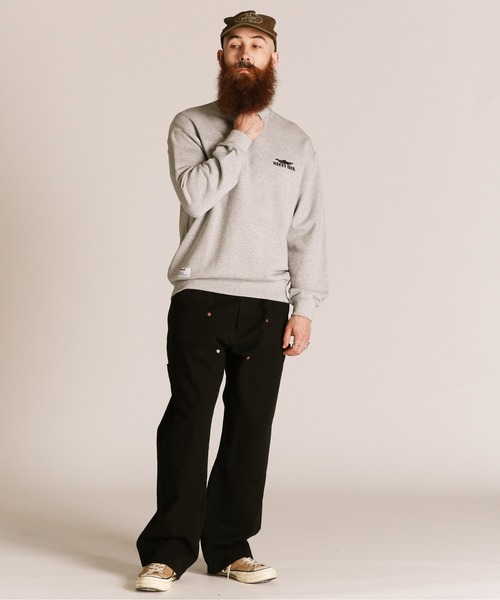 「Schott」 スウェットカットソー L ネイビー メンズ_画像5