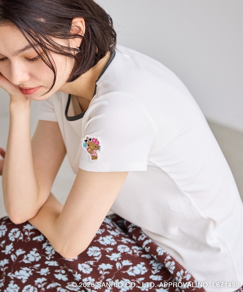 tシャツ 半袖 「サンリオキャラクターズ×ROPE' PICNIC」日焼けデザイン