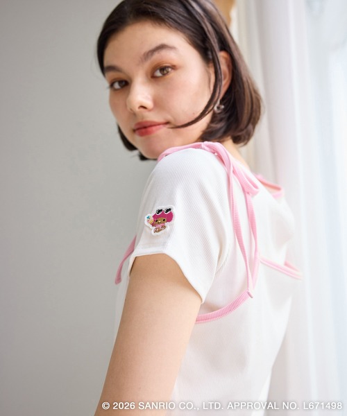 tシャツ 半袖 「サンリオキャラクターズ×ROPE' PICNIC」日焼けデザイン
