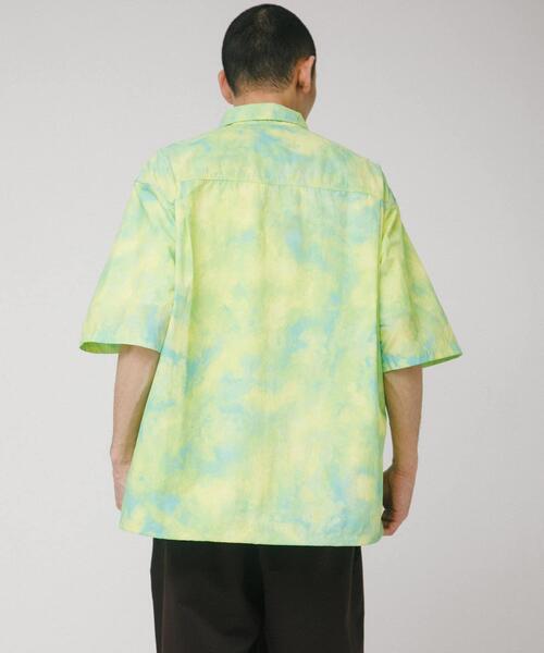 「EKAL」 半袖シャツ MEDIUM グレー メンズ_画像4