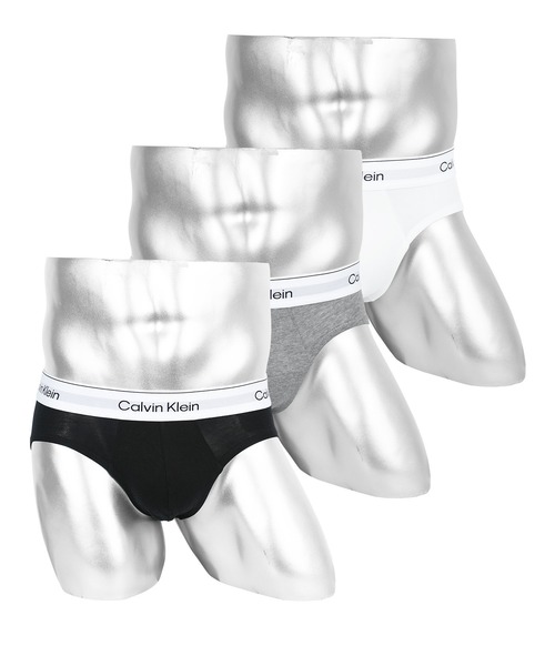 カルバンクライン ヒップブリーフ 3枚セットマイクロファイバー ストレッチ M Calvin Klein（カルバン・クライン） ブリーフ 「3枚セット」Icon