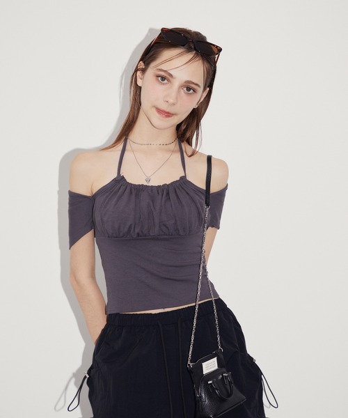 「MOCOA'S」 カーゴパンツ FREE ベージュ レディース_画像5