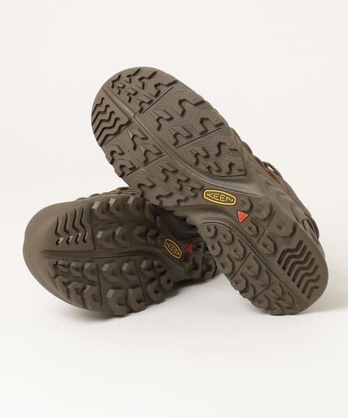 「KEEN」 ローカットスニーカー 27.5cm ブラウン メンズ_画像4