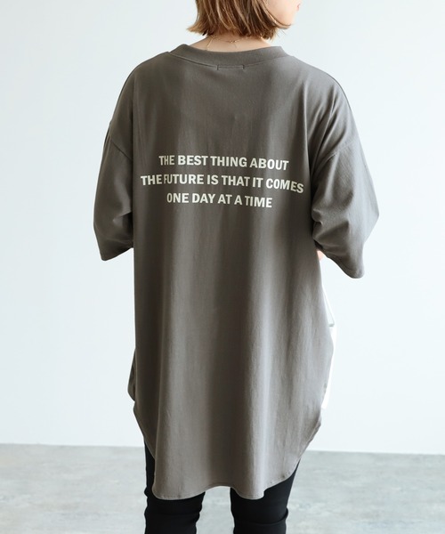 reca（レカ） tシャツ Tシャツ レディース バックプリントTシャツ