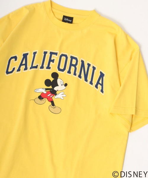 Tシャツ Tシャツ Disney ディズニー ミッキーマウス ビッグシルエット カレッジロゴ Tシャツ Zozotown Yahoo 店 通販 Yahoo ショッピング
