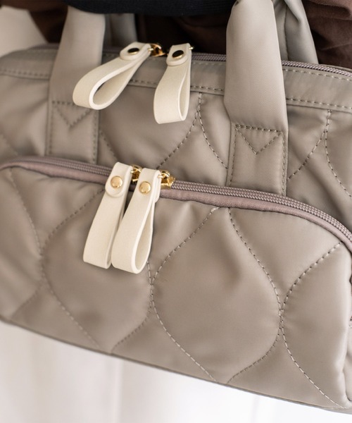 エムジーウォレス　2wayバック　キルティング　ショルダー MZ WALLACE（エムジーウォレス） キルティング2WAYバッグ - ブルー