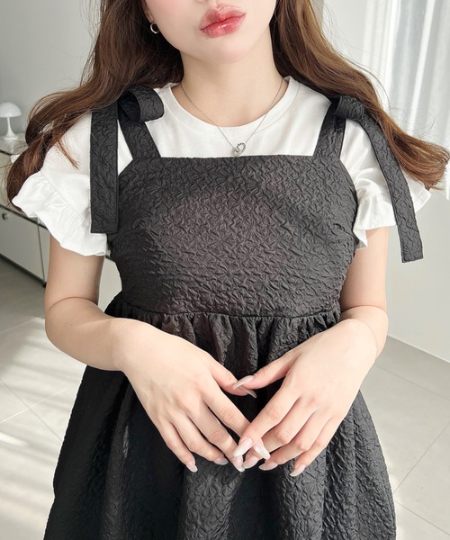 moment+ ベスト ジレ 夏 「累計販売枚数1万枚突破！」エンボスふくれ