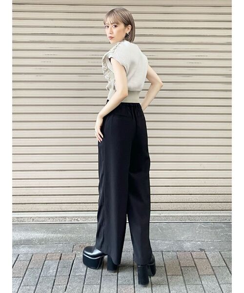 SALE【AMI】AMIハイウエストワイドパンツ ウィメンズ デザイナー パンツ | AMI PARIS