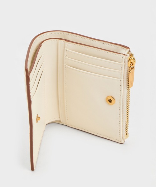 CHARLES ＆ KEITH 財布 Apolline アポリーネ テクスチャートップ
