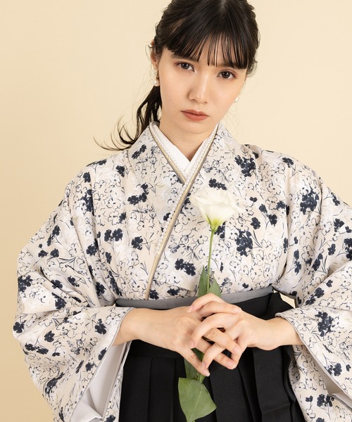 着物 こだわり袴3点セット-フラワー- レディース : ZOZOTOWN