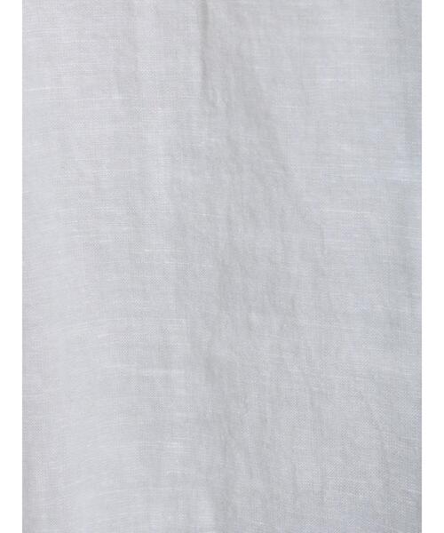 Samansa Mos2 チュニック 「WaterlessLinen」前後着リボン