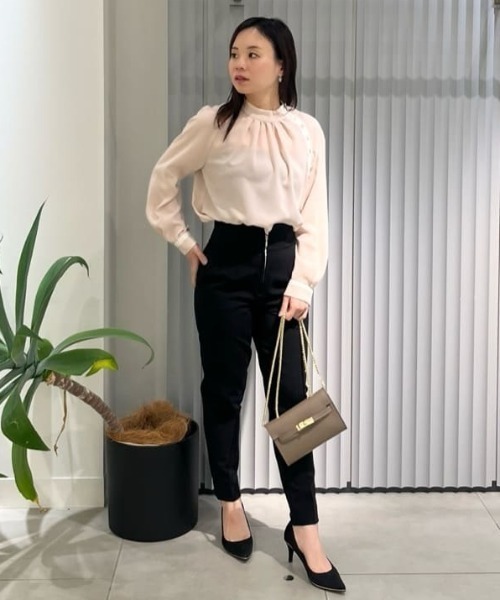 未使用品⭐️&BY PINKY&dianne セットアップスーツパンツ　ストレッチ 未使用✨＆by PINKY＆DIANNE ストレッチパンツスーツ 黒 36