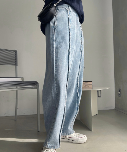 デニム・ジーパン AGOLDE JEANS (A2191183 MSHAK) Ada. ジーンズ デニム デニムパンツ センターシームデザイン