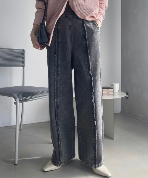 Ada. ジーンズ デニム デニムパンツ センターシームデザイン