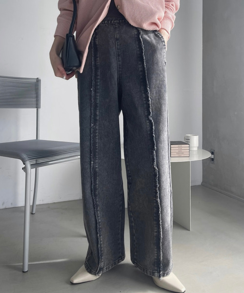 Ada. ジーンズ デニム デニムパンツ センターシームデザイン