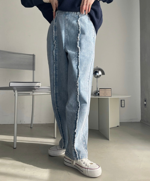 Ada. ジーンズ デニム デニムパンツ センターシームデザイン