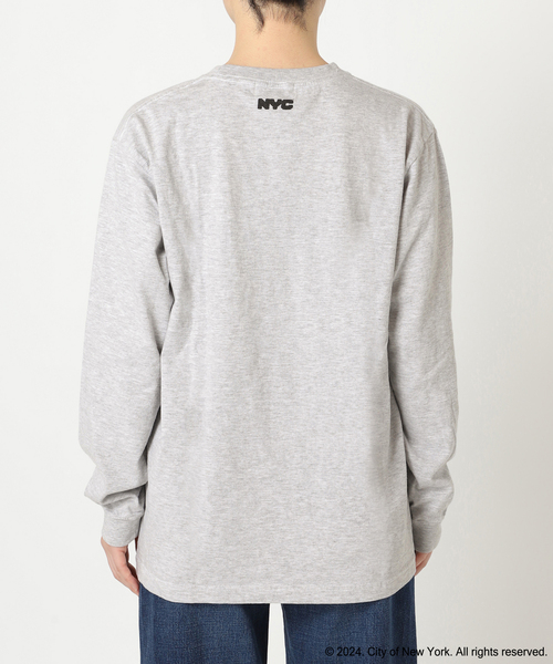 plage（プラージュ） tシャツ Tシャツ NYC logo ロングTシャツ