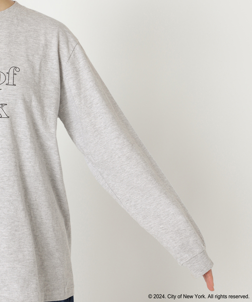 plage（プラージュ） tシャツ Tシャツ NYC logo ロングTシャツ