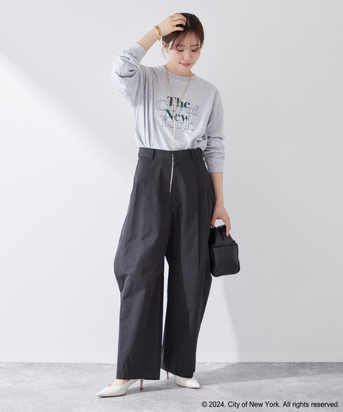 plage（プラージュ） tシャツ Tシャツ NYC logo ロングTシャツ