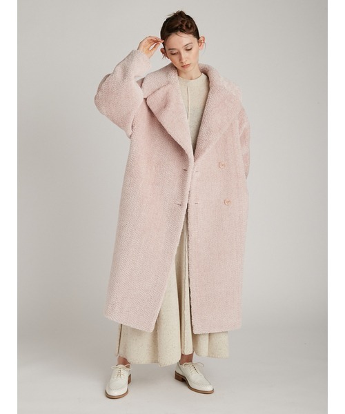 FURFUR」 チェスターコート ONE SIZE ピンク レディース : 82399841 