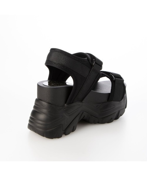 Mafmof サンダル Mafmof(マフモフ)10.5cm厚底ボリュームソール