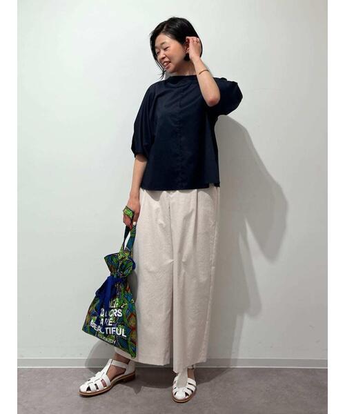 human woman パンツ 「3サイズ展開」クールマックス綿麻短丈