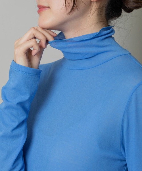 Munich（ミューニック） tシャツ シアーストレッチリブタートルネック