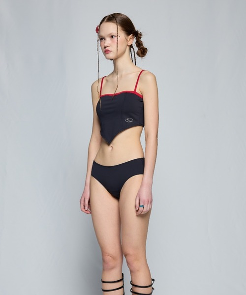 ★LUVISTRUE★CURVED L WRAP BIKINI SET_SKIRT(WHITE)★正規品 LUVISTRUE 水着 CURVED L WRAP BIKINI SET_BOTTOM レディース