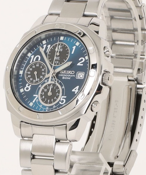 SEIKO 腕時計 セイコー 5気圧防水 日本製クォーツ クロノグラフ