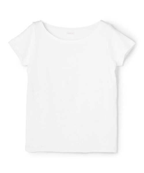 tシャツ ソフトジャージーリブ ハーフスリーブカットソー レディース GALERIE VIE tシャツ ソフトジャージーリブ ハーフスリーブ