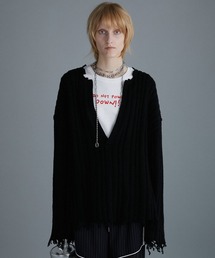 JANPARI ロゴ入り ブラック ニットセーター専用 プルオーバーニット ブラック(M): アパレル | 埼玉西武