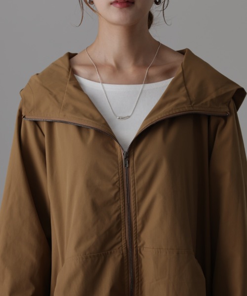 HUG.U（ハグユー） ミリタリージャケット モッズコート ギャザー