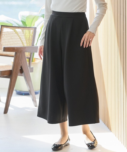 ガウチョパンツ風 Honeys（ハニーズ） パンツ きれいめガウチョパンツ レディース