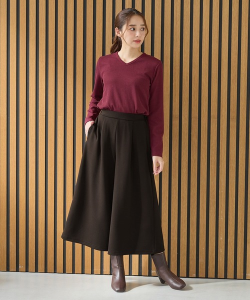 Honeys（ハニーズ） パンツ きれいめガウチョパンツ レディース