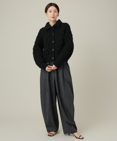 Curensology（カレンソロジー） パンツ /ウールストレッチドロスト